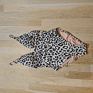 Jcrew plunge neck swimsuit